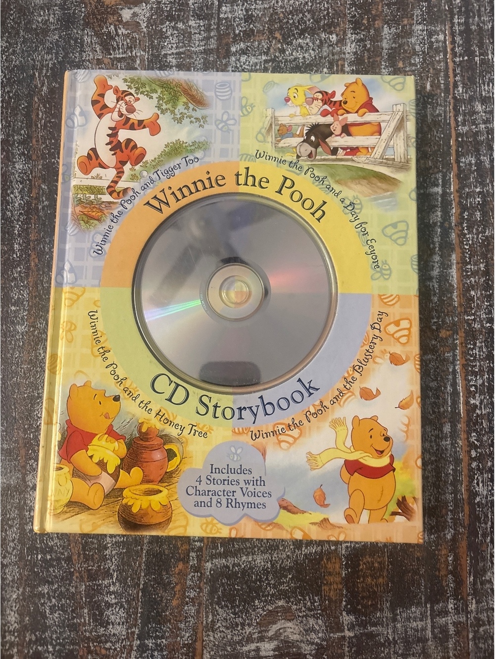 New Winnie the Pooh CD Storybook with 4 Stories and 8 Rhymes Kids Book